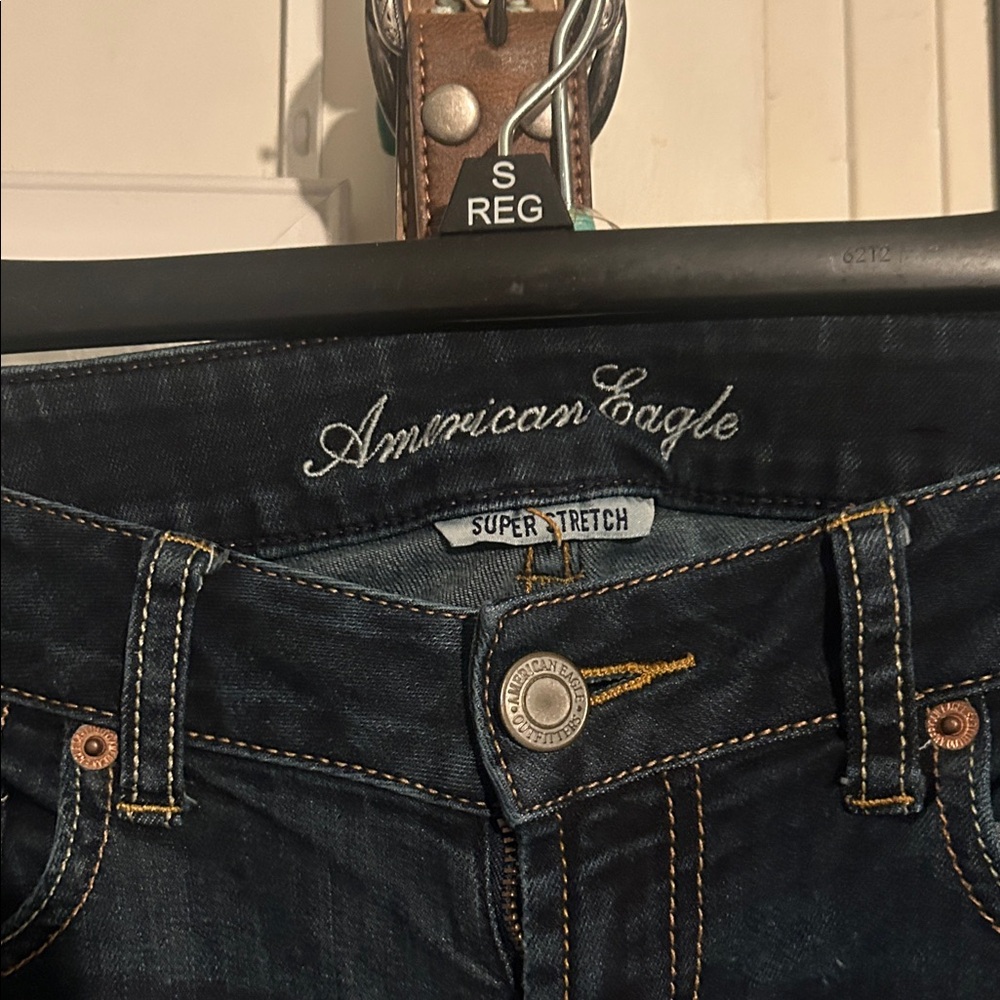 American Eagle Outfitters Dark Blue Boot Cut Jeans